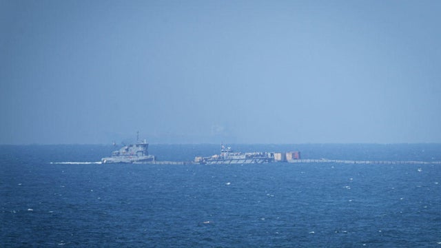 Gaza aid pier 