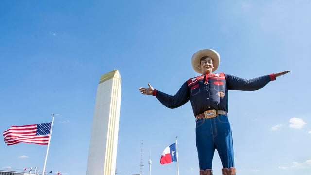 Big Tex at the Texas state fairgrounds 