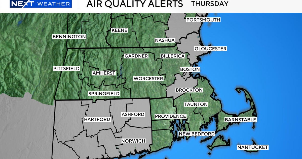 Air quality alert issued in Massachusetts today. Here's why. 