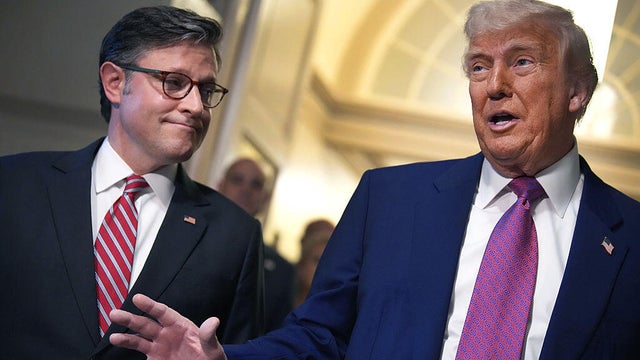 President Trump and Speaker of the House Mike Johnson 