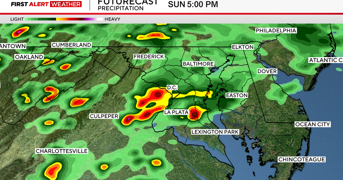 Severe storms possible across Maryland this evening; Alert Day in effect 
