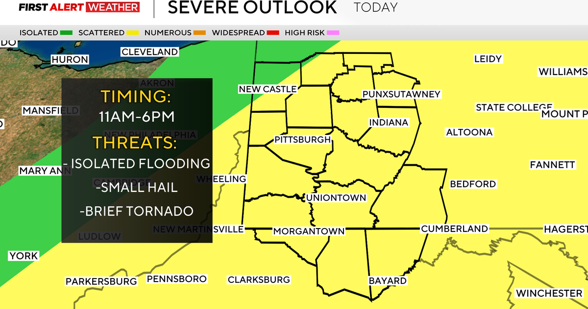 Pittsburgh area to see another round of storm chances on Monday 