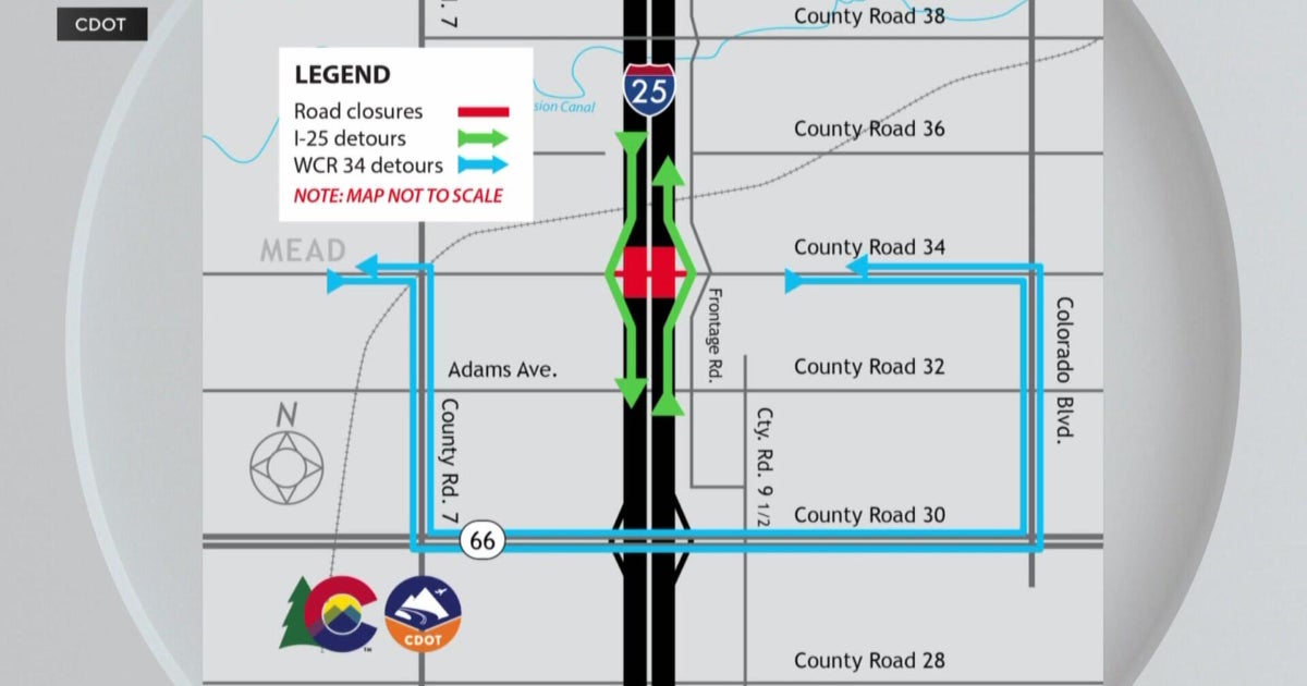 CDOT plans nightly closures on I-25 due to construction project 