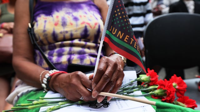 Juneteenth Honored At New York City's African Burial Ground National Monument 